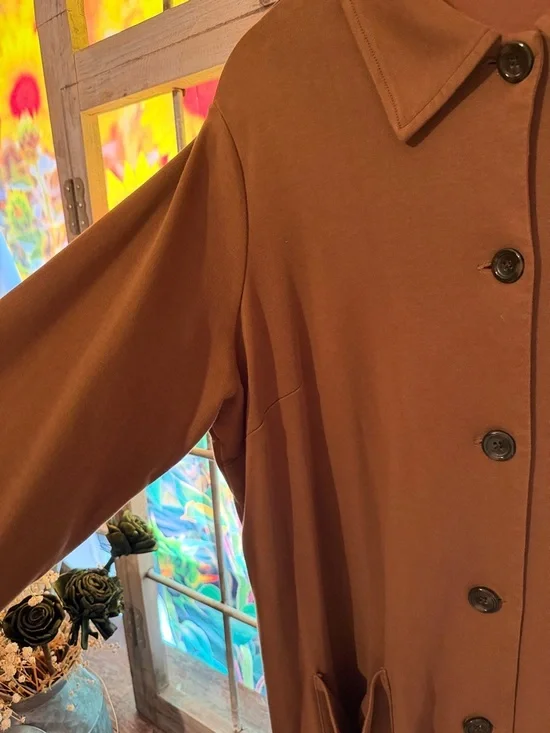 Lands End Lightweight Cotton Jacket - Picture 4 of 7